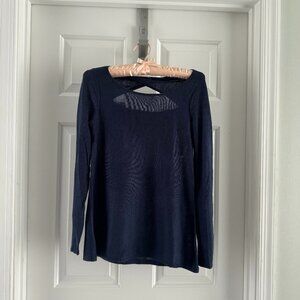 Lilly Pulitzer Navy Amal Pullover Sweater, Size XS